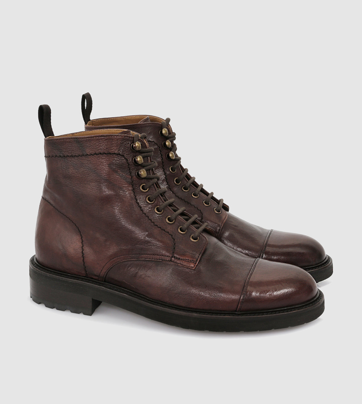 Santana Lace-Up Boots by Brando