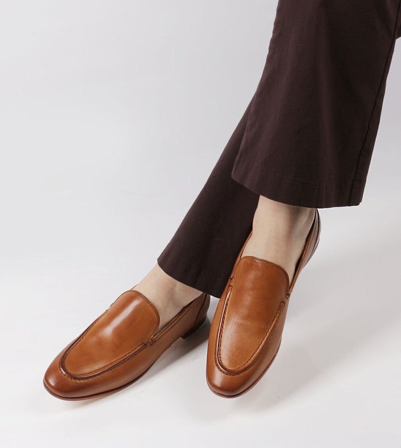 Brown Leather Loafers